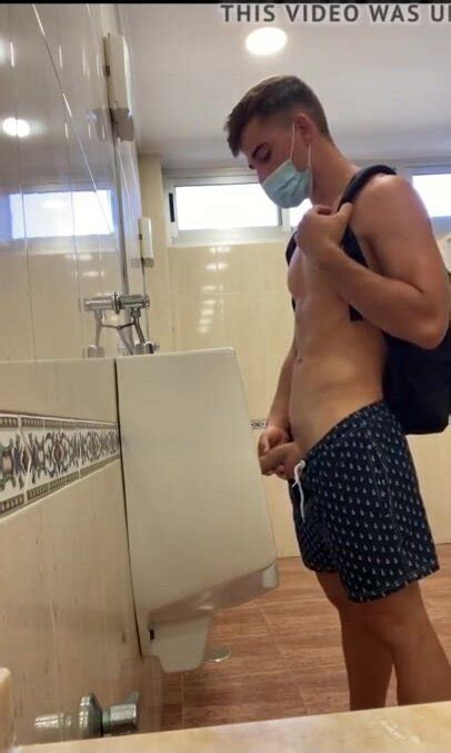 Candid Pisses Hot Guy Urinal Piss ThisVid