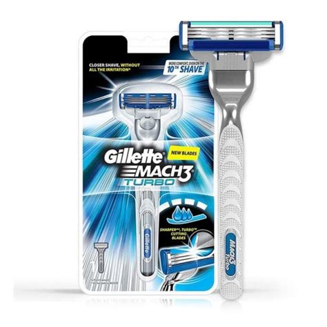 Gillette Mach Turbo Manual Shaving Razor