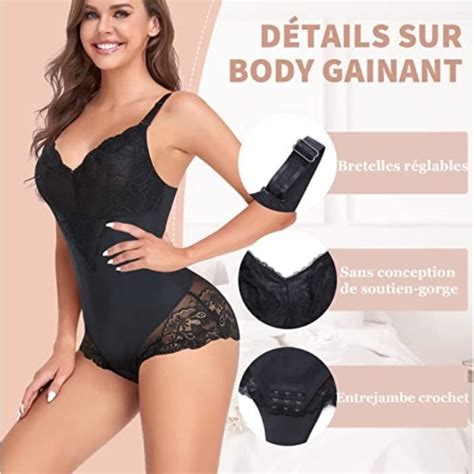 Body Gainant Femme Gaine Amincissant Ventre Plat Contr Le Du Ventre