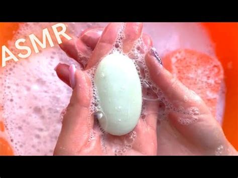 Asmr Laundry Mushy Soap And Sponge Soaked Soap Sponge Squeezing Youtube