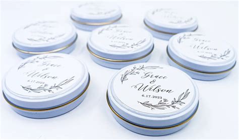 Personalized Mini Candles Wedding Favors For Guests In Bulk Candle