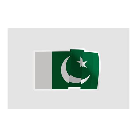 Pakistan Flag Style Sticker Decalshouse