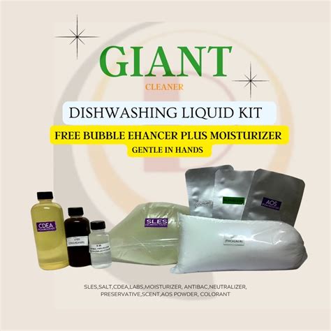 Dishwashing Liquid Diy Kit Raw Material Shopee Philippines