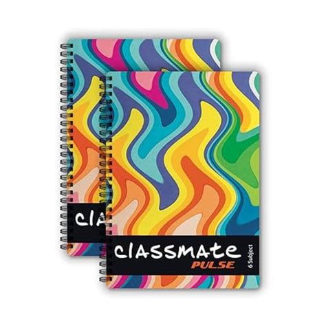 Classmate Pulse 6 Subject Notebook B5 267203 Ruled Scooboo