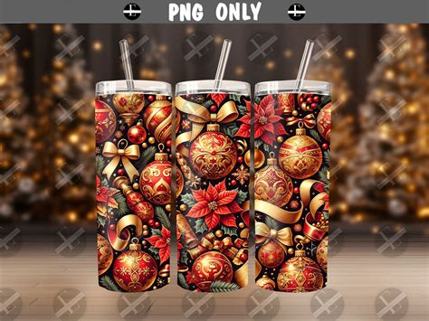 Christmas Tumbler Wraps Highland Cow Skinny Tumbler Wrap Design Id