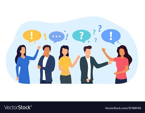 Business Team Involved In A Discussion Royalty Free Vector