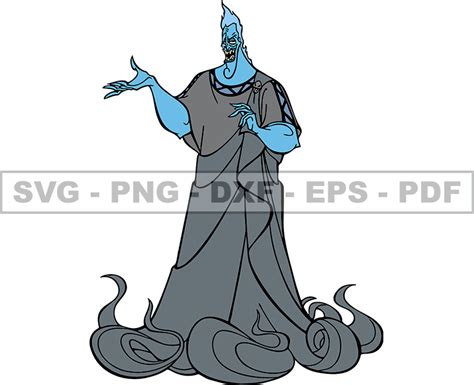 Hades, Hercules Disney Characters Svg, Cartoon Customs SVG, - Inspire ...