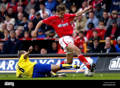 Charlton Athletics Hermann Hreidarsson And Arsenals Frederick Ljungberg