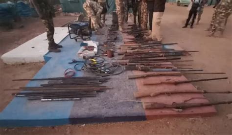 Insecurity Troops Bust Illegal Weapons Manufacturing Factory In