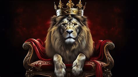 Lion With Crown Hd Wallpaper - Infoupdate.org