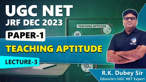 Teaching Aptitude For Ugc Net Paper Lecture Ugc Net Exam Dec