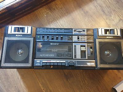 Sony CFS 4000 Rare 80s Radio Stereo Cassette Ghetto Blaster Boombox