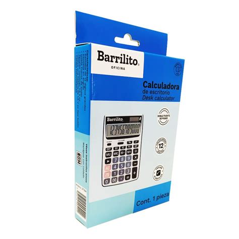 CALCULADORA DE ESCRITORIO BARRILITO DELTA DT394 12 DIGITOS Thoro