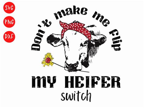 Funny Heifer Svg Funny Cow Svg Farm Graphic By Deenaenon · Creative Fabrica