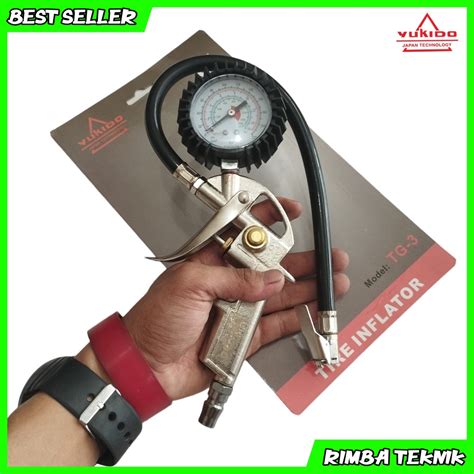 Jual Tire Inflator Air Pressure Gun Yukido Isi Ukur Tekanan Angin In