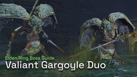 How To Defeat Valiant Gargoyle Duo Elden Ring Boss Gameplay Guide