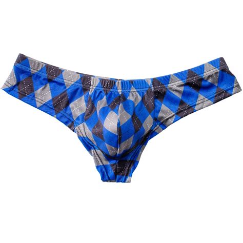 Ropa Interior Sexy A Cuadros Para Hombre Calzoncillos De Secado R Pido Bikini Lencer A Gay