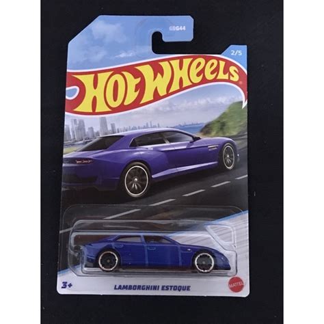 風火輪 hot wheels 藍寶堅尼 Lamborghini estoque 藍色 四門 超跑 限量 普卡 蝦皮購物
