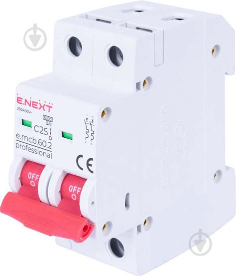 ᐉ Автоматический выключатель E.NEXT e.mcb.pro.60.2.C 25 new 2р 25А C ...
