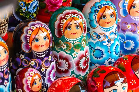 Premium Photo | Saint petersburg russia traditional handicraft wooden ...