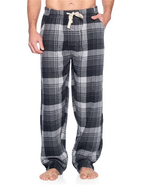 Ashford And Brooks Mens Super Soft Flannel Plaid Pajama Sleep Pants