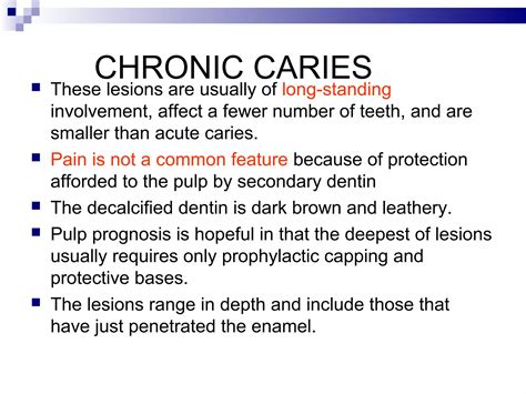 Clinical Features And Histopathology Of Dental Caries Ppt