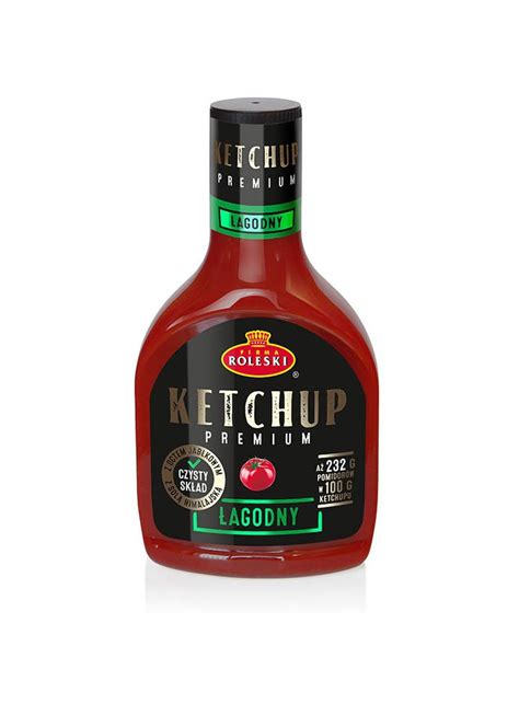 KETCHUP PREMIUM ŁAGODNY ROLESKI 465 g Dobre Ceny Polski Sklepik