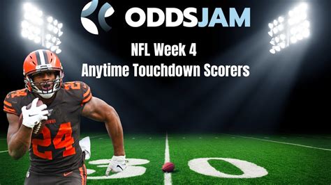 NFL Week 4 Anytime Touchdown Scorer Best Bets YouTube