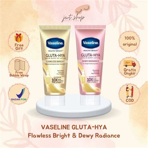 Jual Vaseline Healthy Bright Gluta Hya Serum Burst Lotion Flawless