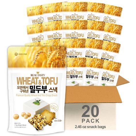 Mammos Wheat and Tofu YYF14 Crispy Snack - Korean Savory Snack, Oven