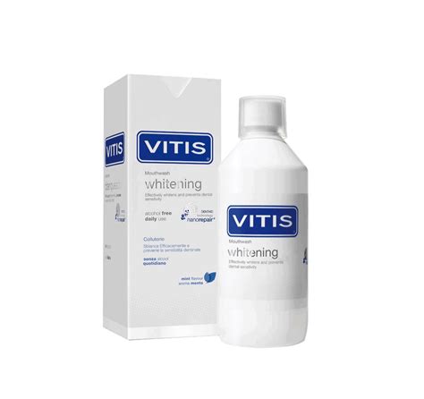 Vitis Whitening, Liquid, 500ml, Whitens and Prevents Tooth Sensitivity ...