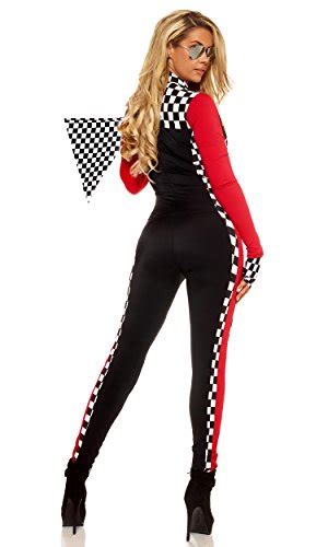 Forplay Womens Sexy Racer Costume Race Car Driver Costume With