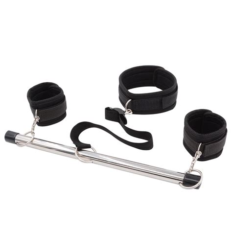 Belsiang Bdsm Bondage Adjustable Spreader Bar Restraint Bdsm Set For Women Slave Erotic Sex Toys