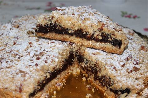 L ANGOLO DOLCISSIMO SBRISOLONA CON CREMA AL CIOCCOLATO