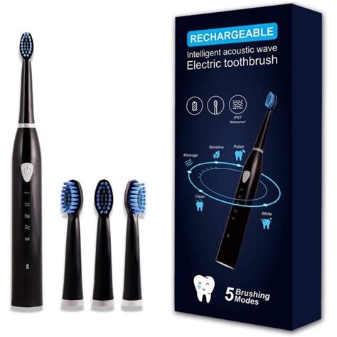 Brosse Dents Lectrique Sonique Rechargeable Pour Adultes Modes