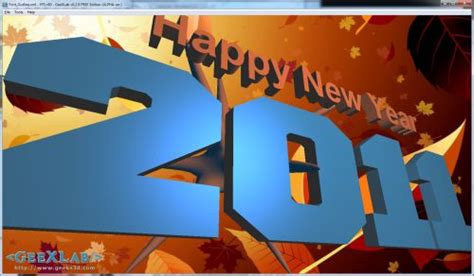 Happy New Year 2011! | Geeks3D