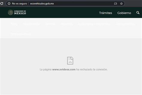 Un sitio del gobierno federal de México redirecciona a los usuarios a Xvideos y nadie sabe por qué
