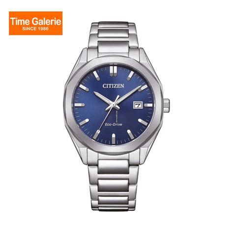 Citizen Bm7620 83l Sports Octagon Eco Drive With Blue Dial Analog Men Watch