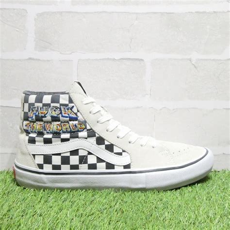 Yahoo Supreme Vans Sk Hi Fuck The World