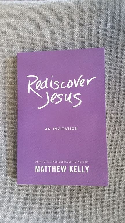 Rediscover Jesus By Matthew Kelly Book2