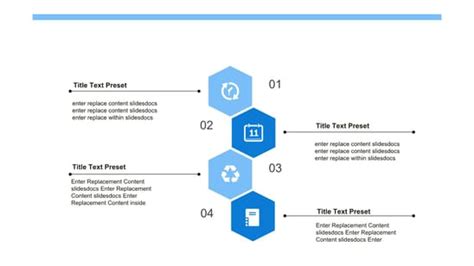 Blue Hexagonal Diagram Showing The Steps Involved In Project Google