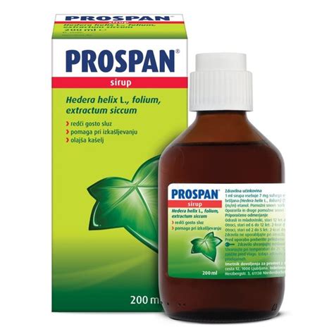 Prospan Sirup 200 Ml Lekarnar Spletna Lekarna