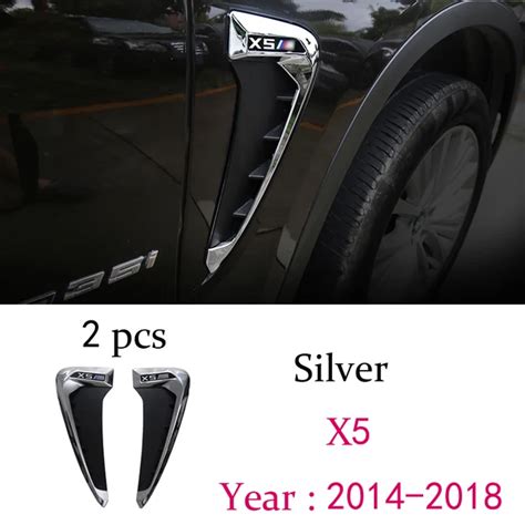 Car Styling Abs Front Fender Side Air Vent Cover Trim Sticker For Bmw X Series X5 F15 X5m F85