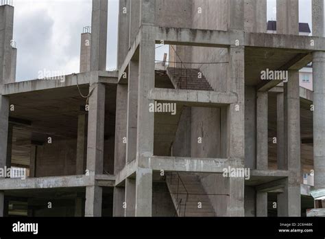 Structures en béton armé d une maison en construction Photo Stock Alamy