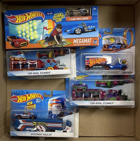 Lot Mattel Hot Wheels Vehicles Car Nival Steamer