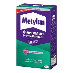 Клей для флизелиновых обоев Metylan Флизелин Экстра Комфорт 300 гр ...
