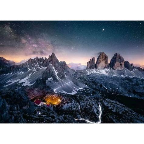 Puzzle 1000 pièces Les Tre Cime di lavaredo Dolomites Jeux et