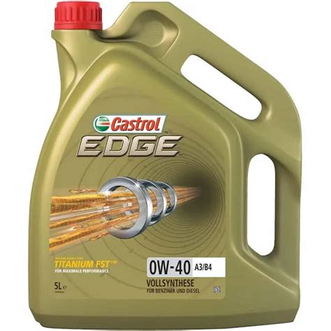 Масло CASTROL EDGE 0W40 A3/B4 – 5 литра ️ Maslata.bg