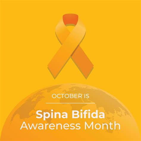 National Spina Bifida Awareness Month Vector Design Template Good For