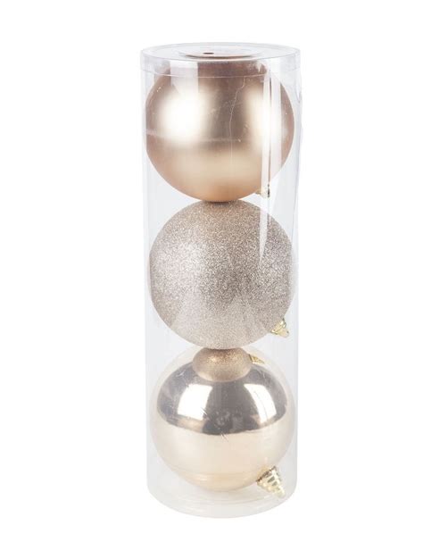 Cosy Home Kerstballen Rose Goud 3 Stuks Kopen Cookinglife